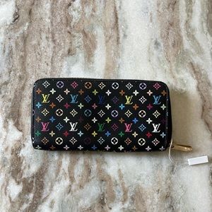 Louis Vuitton multicolor zipper wallet